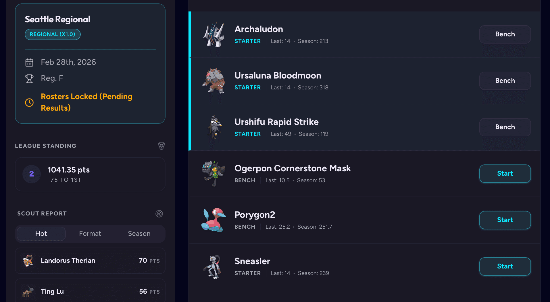 Raivaly Roster Management Image